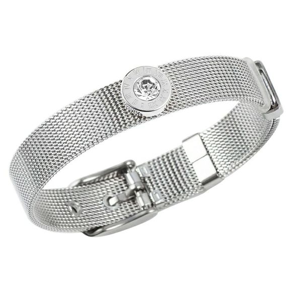 Bracelet Roman Numerals Mesh Belt - Picture 1 of 4